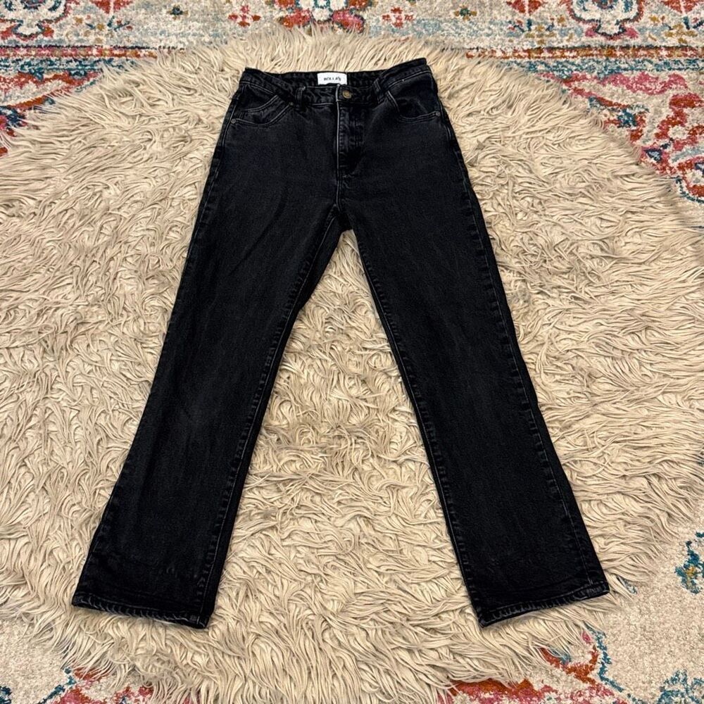 Rollas the original high rise straight jeans size 27